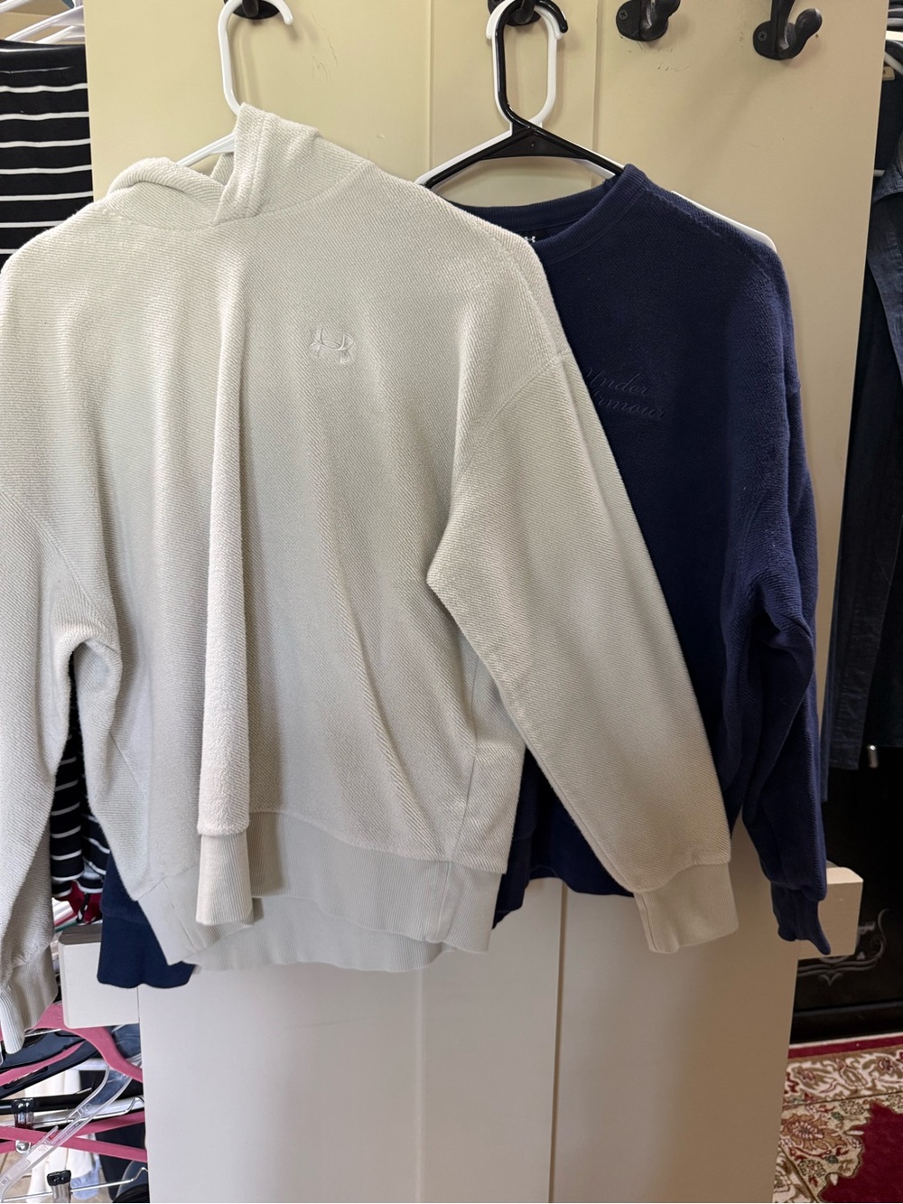 Under Armour Men's Cream Crewneck Hoodie
